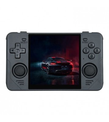 POWKIDDY RGB30 Handheld Game Console 4.0 inch IPS HD Screen Retro Joy-Stick Arcade Game Console with 16G+64G Card - Black