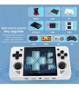 POWKIDDY RGB30 Handheld Game Console 4.0 inch IPS HD Screen Retro Joy-Stick Arcade Game Console with 16G+64G Card - Black