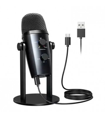 JMARY MC-PW10 Professional 4 Sound Modes USB Desktop Condenser Microphone