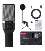 YANMAI X1R RGB Light USB Wired Microphone Recording E-sports Game Desktop Condenser Mic