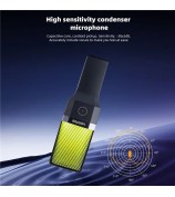 YANMAI X1R RGB Light USB Wired Microphone Recording E-sports Game Desktop Condenser Mic