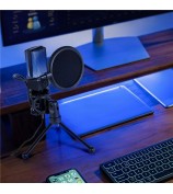 YANMAI X1R RGB Light USB Wired Microphone Recording E-sports Game Desktop Condenser Mic