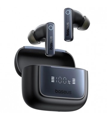 BASEUS Bowie 35 TWS Bluetooth Earphone Noise Cancelling Sweat-Proof Music Headset - Black