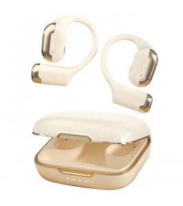 T19 OWS Ear Hook Bluetooth Headset Wireless Headphone Waterproof Earphone - Skin Color