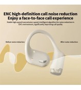 T19 OWS Ear Hook Bluetooth Headset Wireless Headphone Waterproof Earphone - Skin Color