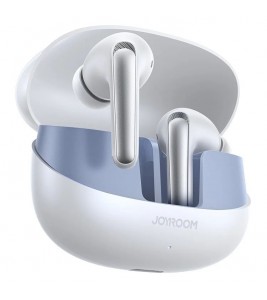 JOYROOM JR-FN2 Bluetooth 5.4 Earphones ANC Noise Reduction TWS Earbuds Dual EQ Mode - White