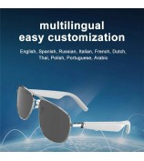G01-01 Polarized Sunglasses Cycling Smart Glasses Bluetooth Wireless Earphone (CE Certified) - Black