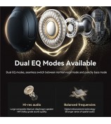 JOYROOM JR-JH2 Over-Ear Headphones Wireless Bluetooth 5.4 ANC Noise Canceling Headset - Black