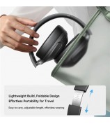JOYROOM JR-JH2 Over-Ear Headphones Wireless Bluetooth 5.4 ANC Noise Canceling Headset - Black