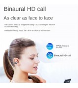 YX-08 Noise Reduction Single Earbud Bone Conduction Ear Clip Wireless Bluetooth Headphones
