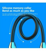 B3 9D Surround Stereo Sports Bluetooth Headphones Silicone Neckband Earphones - Black