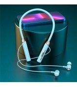B3 9D Surround Stereo Sports Bluetooth Headphones Silicone Neckband Earphones - Black