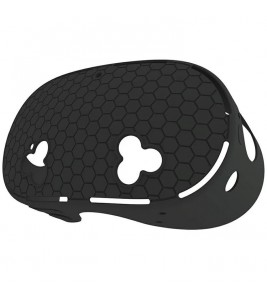 For Meta Quest 3S VR Silicone Case Honeycomb Texture Heat Dissipation Anti-Drop Cover - Black