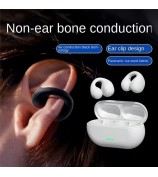 T7500 Clip-On Wireless Bluetooth Earphones OWS Bone Conduction Headphones - Black