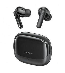 USAMS IF27 IF Series TWS Earbuds In-Ear Bluetooth Earphones with Capsule Charging Case - Black