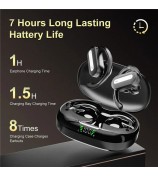 SP36 ENC Noise Reduction Wireless Bluetooth Sports Earphones with Rotating Hook - Black