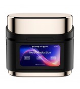 BD2 Smart Digital Display Touch Screen Wireless Bluetooth Headset ANC+ENC Noise Cancelling - Gold