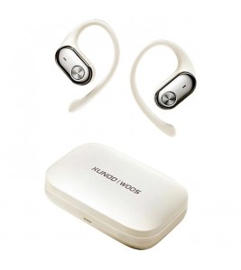 XUNDD W005 1 Pair Open-Ear Earphones Bluetooth 5.4 Earbuds with Earhooks - Beige