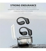 DUDAO U17Pro Air Conduction Bluetooth Earphone Ear Hanging Sports Music Headset - Black