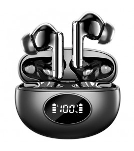 YYK-A90PRO Wireless Bluetooth Earphone HD Calls Music Earbuds In-Ear Headset - Black