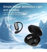 YYK Q16S PRO Open-Ear Bluetooth Headphones with LCD Display Hanging Ear OWS Noise Cancellation Earphones