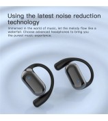 YYK Q16S PRO Open-Ear Bluetooth Headphones with LCD Display Hanging Ear OWS Noise Cancellation Earphones
