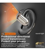 YYK-Q16 Wireless Bluetooth Open-Ear Earphones Ear Hook Stereo Music Gaming Headset - Black