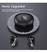 YYK-Q10 Wireless Bluetooth Earphone Noise Cancellation HD Calls Music In-Ear Headset - Black