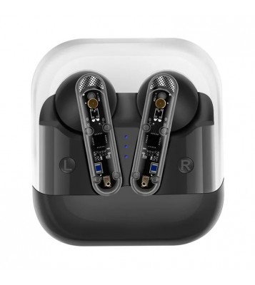 AKZ-S26 Bluetooth 5.3 TWS Headphones Waterproof Wireless Sports Earphones - Black