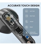 AKZ-S26 Bluetooth 5.3 TWS Headphones Waterproof Wireless Sports Earphones - Black