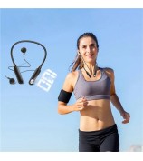 AKZ-R18 ENC Noise Canceling Bluetooth Headphones Power Display Sports Wireless Earphones - Black