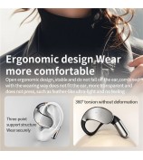 YYK-Q93 Wireless Bluetooth Open-Ear Earphones Ear Hook Waterproof Music Call Headset - Beige