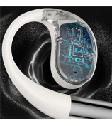 YYK-Q93 Wireless Bluetooth Open-Ear Earphones Ear Hook Waterproof Music Call Headset - Beige