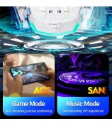CELEBRAT W54 TWS Bluetooth Earphones In-Ear Wireless Music Gaming Headset - White