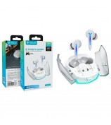 CELEBRAT W54 TWS Bluetooth Earphones In-Ear Wireless Music Gaming Headset - White