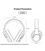 LENOVO LECOO ES209 Wireless Over-Ear Headphones Foldable Heavy Bass Bluetooth Headset - Black