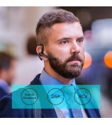 F910 Noise Canceling Bluetooth 5.0 Earphones Wireless Hands-free Stereo Headset with Mic for Smart Phone - Black