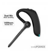 F910 Noise Canceling Bluetooth 5.0 Earphones Wireless Hands-free Stereo Headset with Mic for Smart Phone - Black