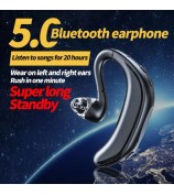 M-800 Driving Single Earphone Business Hands-free Wireless Bluetooth Headphones - Black