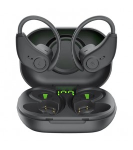 BLUEDIO S6 TWS Sports Earbuds True Wireless Stereo Headphones Bluetooth Headset with Battery Display