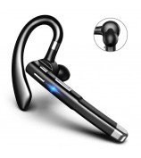 YYK-520 2nd Wireless Bluetooth 5.0 Single Ear Headset Car Earhook Business Earphone with Charging Case