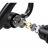 YYK-520 2nd Wireless Bluetooth 5.0 Single Ear Headset Car Earhook Business Earphone with Charging Case