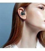 F8 Earphones TWS In-ear Bluetooth Earbuds Headphones with Mic and IPX4 Water Resistance - Black