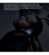 YYK-525 IPX7 Waterproof Single Ear Bluetooth Headphone ANC Active Noise Cancelling Business Hanging Earphone (with Charging Case)