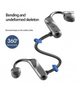 K69 Bone Conduction Bluetooth Headset Wireless Ear-Hook Sports Headphone IPX5 Waterproof Earphone