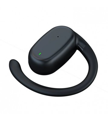 YJ76 Wireless Single Ear Headset Ear-Hook Bluetooth Earphone Noise Reduction Calling - Black