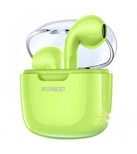 XUNDD X17 Bluetooth 5.3 Earphones Low Latency TWS Headphones with Charging Case - Green