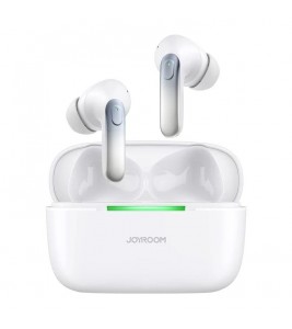 JOYROOM BC1 TWS ANC Headset Wireless Bluetooth Earbuds Lightweight In-Ear Headphones - White