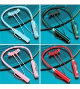 Wireless Neck Hanging Earphones Magnetic Sports Bluetooth Neckband Headphones - Black