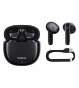 BASEUS Bowie E13 True Wireless Earphones Bluetooth 5.3 Headset Portable Low-Latency Headphones with 0.3m 3A Type-C Cable, Black